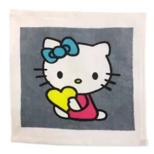 حوله دستی پودایران طرح کیتی سایز 30x30