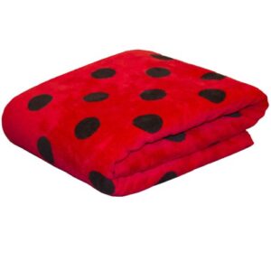 حوله حمامی پودایران طرح قرمز خالخالی سایز 150×100