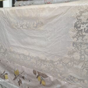 رومیزی سفره ای پنلی ۴نفره طرح ژاپن عرض ۱۲۰ در ۱۵۰